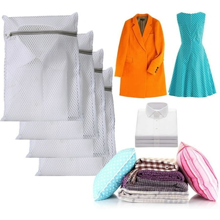 Ornament Storage Box Clearance 4Pack Thickened Thickness Mesh Laundry Bag Household Washing Machine Washing Underwear Bra Clothing Mesh Bag