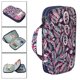 thumbnail image 1 of Bolsa de Almacenamiento organizadora de viaje Macarena Hojas moradas Estuche de gancho de ganchillo, 1 of 8