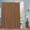 Brown, variant on Ice Blue Shower Curtain Set with Hooks, Light Blue Color Solid Background Rustic Farmhouse Water Repellent Sturdy Shower Curtains for Bathroom Decoration, Machine Washable 72x78 Inch