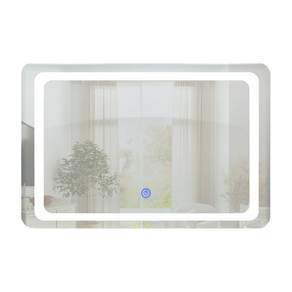 ESPEJO RECTANGULAR CON LUZ LED DE 60X80CM, MARCA GRAVITA