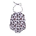 thumbnail image 2 of Kmbangi Tie-up Flower/Lemon/Leopard/Flamingo/Leaf Print Halter Swimsuit, 2 of 9