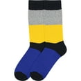 thumbnail image 6 of BambooMN Men's Cotton Colorful Design Dress Socks - Color 1 - 2 Pairs, 6 of 8