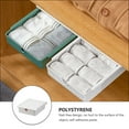 thumbnail image 5 of Raindrops  Organiser Tray Office Storage Drawers Work Desk Table White, 5 of 8