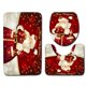 thumbnail image 1 of De Alfombrillas Navideñas, Alfombrilla Antideslizante De Papá Noel, Felpudo Para Baño, Funda Para Asiento De Inodoro, Alfombrilla Para Suelo De Inodoro En Forma De U 3 Uds Advancent HA045820-02, 1 of 6