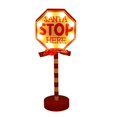 thumbnail image 1 of Christmas Vintage Lights North Pole Sign LED Light Street Sign A, 1 of 5