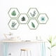 thumbnail image 5 of Monstrate Pegatina de pared de planta verde, papel tapiz de plantas en maceta, pintura extraíble, manualidades, Mural, marco, calcomanías, telón de Decoración del hogar Monstrate HA078376-00, 5 of 6