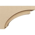 thumbnail image 3 of 9"W x 27"D x 18"H Classic Rivera Rough Cedar Woodgrain TimberThane Corbel, Primed Tan, 3 of 6
