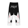 thumbnail image 5 of Fotbe Men'S Cat Meowclassic Pajama Pants With Elastic Waist And Drawstring Pockets，Pajama Pants Mens Lounge Pants Super Soft, 5 of 9