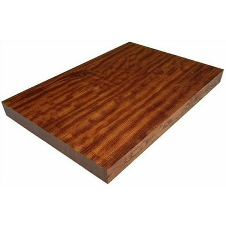 Exotic Wood Zone Exotic Wood Zone Guitar Body Blank 21" x 14" x 2"- Single Piece (Unplaned - 21"x14"x2", Bubinga)