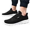 Kesitin Men Lace Up Running Shoes Non Slip Walking Shoes Lightweight Gym Fashion Sneakers