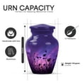 thumbnail image 2 of Yatskia Purple Daisy Small Urns for Human Ashes Keepsake, Cremation Urn for Ashes Adult Male, Decorative Urns for Ash, (Classic Pack of 1, 3 Inch), 2 of 8