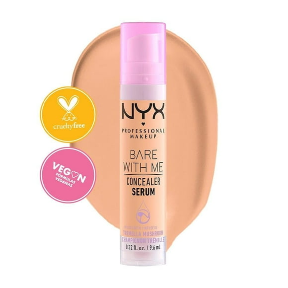 Corrector Infusionado con Serum Hidratante NYX PROFESSIONAL MAKEUP Bare With Me Concealer Serum Beige 9.6 ml