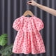 thumbnail image 5 of Vestido de niña de moda estilo occidental amor dulce algodón transpirable vestido de princesa para niños de moda, 5 of 6