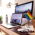 thumbnail image 2 of Juego de banderas de escritorio Anley Rainbow Deluxe LGBTQ de 15 x 10 cm con base, 2 of 7