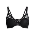thumbnail image 4 of No Boundaries Bow Lace Half Cup Bra, Women's 34B-40DD, 4 of 6