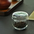 thumbnail image 4 of Tea Canister Glass Tea Dispenser with Lid for Countertop Office Refridgerator Small, 4 of 8