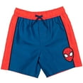 thumbnail image 5 of Marvel Spider-Man UPF 50+ Cosplay Rash Guard & Swim Trunks Outfit Set Toddler to Big Kid, 5 of 5