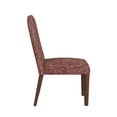 thumbnail image 4 of HomePop Rounded Back Upholstered Dining Chair, Rust Chenille, 4 of 9