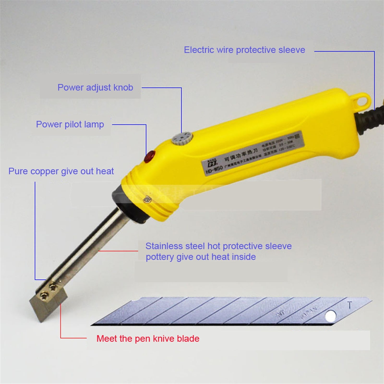 Berserker Electric Cutter Styro Foam Hot Knife Cutter Tool 20 50W - Multi-Animal Use