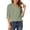 Army Green, variant on ’s Classic Crew Neck T Shirt For Everyday Comfort – Soft Blend Top For Casual Everyday Wear Breathable Everyday Tee With Stitching Running Top Women