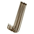 thumbnail image 5 of Eagle Claw Cricket Aberdeen Light Wire Long Shank Fishing Hooks, Bronze, Size 8, (10 Pack), 5 of 8