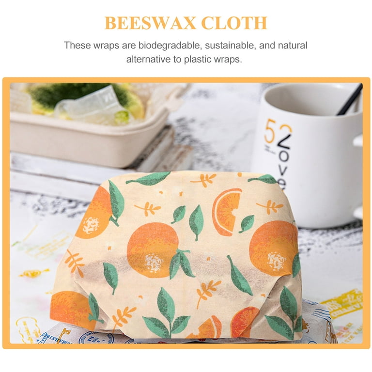 Food Wrap Wraps Beeswax Reusable Wax Paper Storage Saran Preservation Beewax Cloth Sheets Sandwich Cloths Greaseproof, Men's, Size: One Size