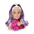 thumbnail image 4 of Barbie Muñeca Busto Para Peinar con accesorios Styling Head violeta 21 cm, 4 of 4