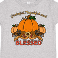 thumbnail image 4 of Inktastic Thankful Grateful and Blessed Pumpkins and Sunflower Boys or Girls Toddler T-Shirt, 4 of 5