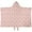 Pink Christmas Gingerbread, variant on Pink Christmas Red Truck and Snowman Pattern Hooded Bath Towel，50"x30" for Ages 3 To 12 Kids, Quick Dry Lightweight Soft Microfiber Hood Beach Towel Cover Up for Kids