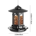 thumbnail image 3 of Finch Feeders for Outdoors Hanging,All-Metal Squirrel Proof Thistle Nyjer Bird Feeder,Metal Mesh Tube Bird Feeder for Nyjer Thistle , 2.5 lbs Large Capacity 1PC, 3 of 6