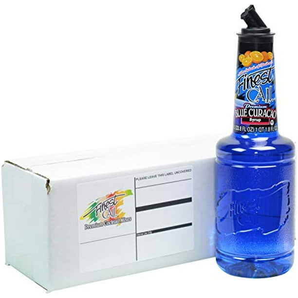 Finest Call Premium Blue Curacao Drink Mix, 1 Liter Bottle (33.8 Fl Oz