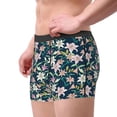 thumbnail image 2 of Pofeuu Lilies Flowers Print Men’s Boxer Briefs, Moisture-Wicking Underwear, Regular,Trunk-X-Large, 2 of 5