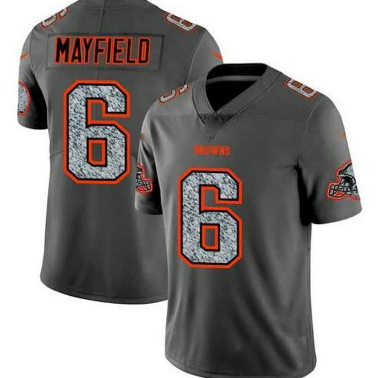 NFL_Jerseys Jersey Cleveland''Browns'' #6 Baker Mayfield 13 Odell Beckham Jr.  Youth''NFL''Limited Football Jersey 