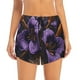 thumbnail image 2 of Balery Ornate Purple Floral Vase Pantalones cortos deportivos para mujer con forro y dos bolsillos, elásticos, para entrenamiento, gimnasio, yoga-X-Large, 2 of 7