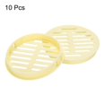 thumbnail image 3 of Uxcell 10Pcs 80mm/3.1in Air Vents Round Soffit Vents, Cubierta de ventilación amarilla para baño, 3 of 5