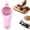 Pink, variant on ZHCBAUA Handheld Fruit Slicer & Corer for Jujube Cherry Olive Grape Tomatoes Egg, 1 Count