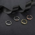 thumbnail image 3 of Jstyle 925 Sterling Silver Anxiety Rings for Women Men 18K Gold Plated Spinner Band Rings Fidget Rings for Anxiety Thin Adjustable Stackable Rings, 3 of 8