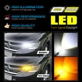 thumbnail image 4 of Alla Lighting Newest 7442NA 7444NA 7443 Switchback LED Bulbs, Dual-Color Amber Yellow Turn Signal Lights & Xenon White Parking Light/DRL 7444NAK 7443A 7443NA, 4 of 10