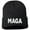 Charcoal Grey, variant on MAGA Deluxe Embroidered Acrylic Beanie, 12" Solid Cuffed Patriotic Political Knit Cap for Men & Women