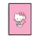 thumbnail image 3 of Kawaii Pink Hellos Cats Kittys Decoración Imágenes Decoración de la pared de la habitación Pintura sobre lienzo Decoraciones de la habitación Estética Pinterest Anime, 3 of 5