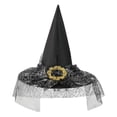 thumbnail image 4 of Zecgelong Kids Witch Hat Party Fancy Dress Up Accessory for Children Silver Size 3-10Y, 4 of 4