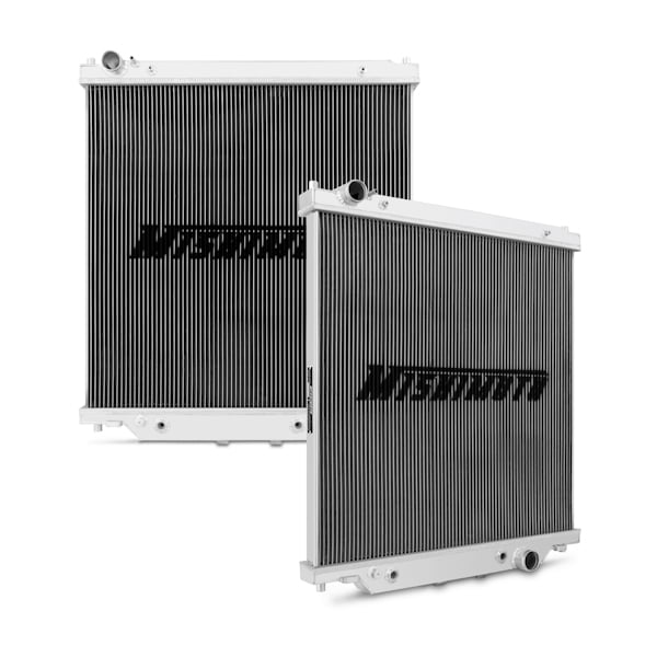 Mishimoto MMRAD-F2D-03 Aluminum Radiator Compatible With Ford 6.0 Powerstroke F250 F350 F450, Ford Excursion 2003-2007
