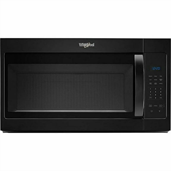 Whirlpool 1.7 Cu. Ft. Microwave Hood Combination Black