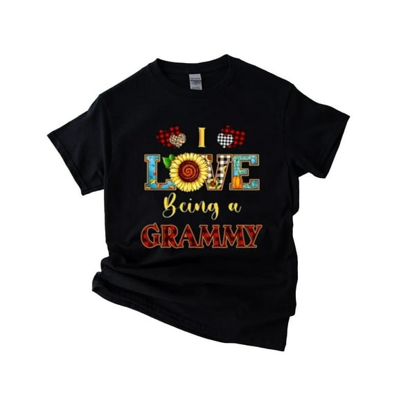 Cute Heart Sunflower I Love Being a Grammy Mother's Day T-Shirt , Hoodie , Sweatshirt, for men & women, up to size 5XL.