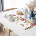thumbnail image 3 of Fall Eucalyptus Leaf Placemats Set of 8 Autumn Green Brown Leaves Heat Insulated Linen Place Mats, Washable Stain-Proof Table Mats for Dining Tables Holiday Decor 13x19inch, 3 of 9