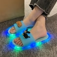 thumbnail image 6 of Light Up Slippers For Kids Cute Dog Design Indoor Outdoor Footwear Boys Girls Comfortable Casual Slippers 4-10 Years, 6 of 8