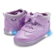thumbnail image 1 of Tenis Luces Tendencia Niña Moño Mod. Norita 14-19 Lila lila 17, 1 of 6