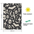 thumbnail image 5 of Black Halloween Spooky Elements Fall Garden Flags 28"x40" Double Side,Small Yard Flags for Outside,Outdoor Fall Decor,Autumn Funny Garden Flag Yard Decoration, 5 of 5