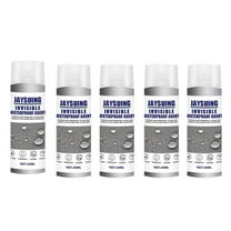 Lcxifdre 5Pcs Multi-Surface Waterproof Spray, Fast-Drying Leak Repair Spray, Quick Fix Sealant Coating for Roof Window Wall Bathroom, 30Ml/1Oz Liquid Formula