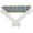 Green+Grey, variant on Cooling Bandana, Water Absorbent Neck Wrap, Unisex Summer Outdoor Accessory, Blue, 1 Pc